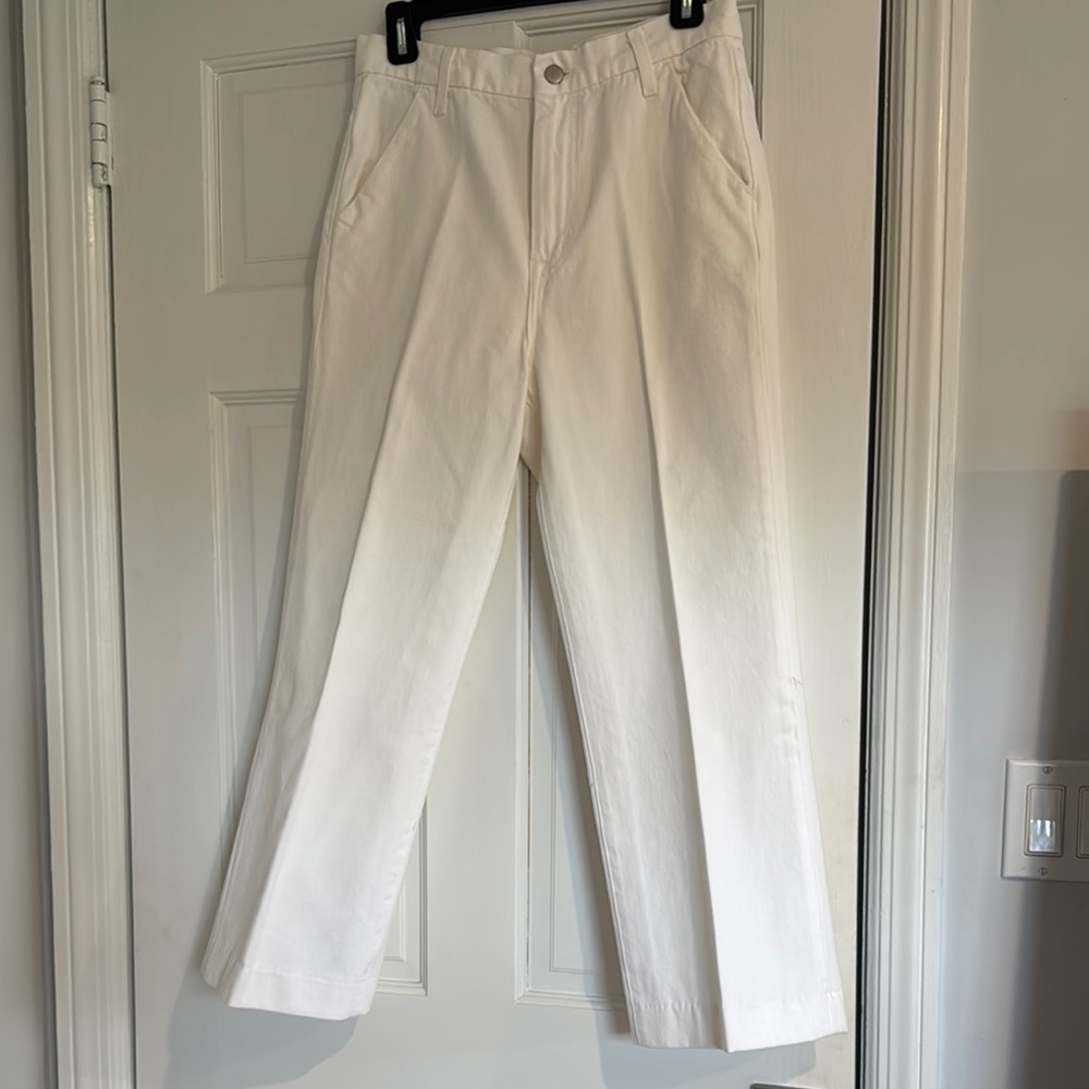 J Brand White jeans Wide-Leg  new without tags size 27